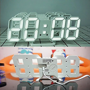 Đồng hồ báo thức điện tử để bàn màn hình đa chức năng thời gian, lịch, báo thức, nhiệt độ - Giao Màu Ngẫu Nhiên