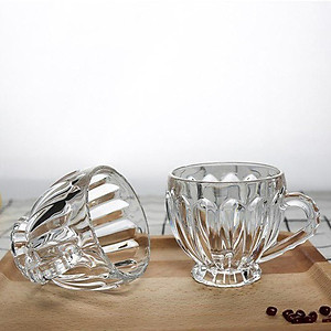 Bộ 6 Ly Thủy Tinh Có Quai Cầm Hàng Cao Cấp 180ML - HÀNG CHÍNH HÃNG MINIIN