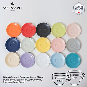 Đĩa sứ Origami Espresso Saucer 128mm
