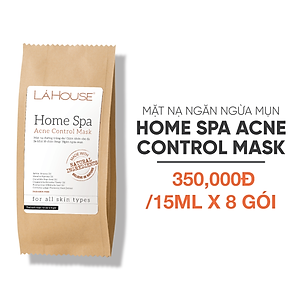 Mặt nạ Lá House Home Spa 15ml*8gói Dưỡng trắng da/ Ngăn ngừa mụn