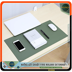 Lót Chuột FIRO - Pad Chuột FIRO - Miếng Lót Chuột Cỡ Lớn MXL800 EXTENDED 80cmx40cm - Chất Liệu Da PU Cao Cấp - Tấm Lót Chuột Và Bàn Phím Chơi Game - Tấm Trải Bàn Làm Việc - Thiết Kế 2 Mặt Tiện Lợi - Hàng Chính Hãng FIRO