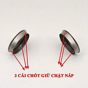 Đầu chụp Kibath ống tròn, dùng cho nhiều kích thước từ phi 12 đến phi 76, Inox 304 KB-929