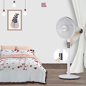 Quạt đứng điện tử có điều khiễn từ xa, hẹn giờ Mitomo FCE-60AEV, công suất 60W, động cơ dây đồng - Bảo hành 2 năm hàng chính hãng