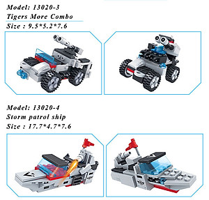 Đồ chơi lắp ráp trẻ em bằng nhựa ABS an toàn -Tàu chiến MECH và SIEU ROBOT BẢO VỆ TRÁI ĐẤT-  