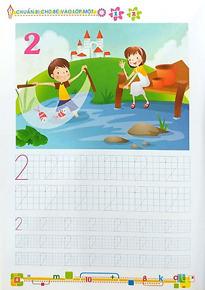 Sách Chuẩn Bị Cho Bé Vào Lớp Một - Làm Quen Với Chữ Số (Tập 2)