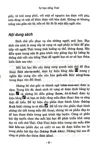 Tự Học Tiếng Thái Cho Người Mới Bắt Đầu