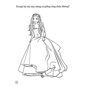 Sách Barbie Xinh Đẹp 1 (Tô Màu Có Hình Dán)