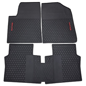 Thảm sàn, lót sàn cao su 3D không mùi Cao cấp dành cho xe Kia Soluto