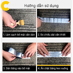 Băng Keo Chống Dột Mái Tôn Chống Thấm 10cm x 5m