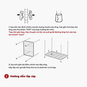 Kệ sắt đa năng để đồ 4 tầng dùng trong nhà bếp
