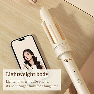 Máy uốn tóc tự động Xiaomi Youpin RIWA RB-8705 Thiết kế uốn cong lớn 32mm với ba cấp độ nhiệt độ Thích hợp cho các loại tóc khác nhau