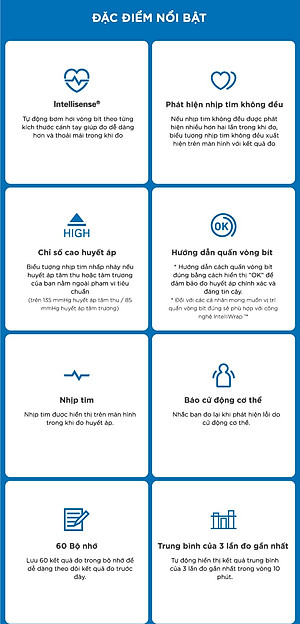 Máy Đo Huyết Áp OMRON HEM-7156T-A Kèm Adapter Chính Hãng - Kết Nối Điện Thoại - IntelliSense