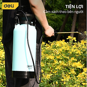 Bình Xịt Tưới Cây 8L Deli Cao Cấp - Bình Phun Thuốc Sâu, Phun Sương, Xịt rửa xe, Thuốc muỗi