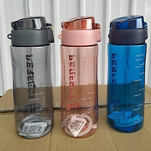 Bình nước thể thao, Bình nước chịu nhiệt 700ml Hokori Perfect thời thượng cao cấp nắp bật chống tràn - Chính Hãng Việt Nhật