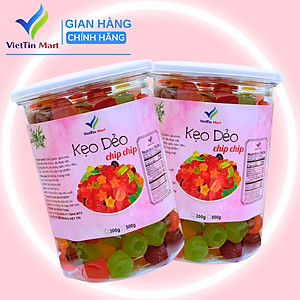 500g Kẹo Dẻo Chip Chip Nhiều Màu Sắc VietTin Mart