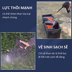 Máy Hút Thổi Bụi Không Dây MK367 kèm phụ kiện hút bụi - Hàng chính hãng