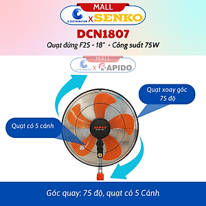 Quạt Đứng Công Nghiệp Senko DCN1807 - Hàng Chính Hãng - Bảo Hành 24 Tháng