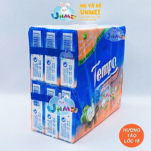 Khăn giấy bỏ túi Tempo Petit hương Gỗ Táo (18 gói)