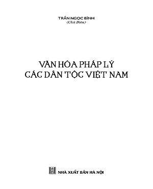 Văn Hoá Pháp Lý Các Dân Tộc Việt Nam