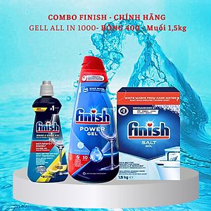 Gel Rửa Bát Finish All In One Max