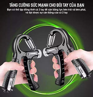 Combo 2 Món: Kìm Bóp Tay Có Máy Đếm Tập Cơ Tay Và Dây Nhảy Thể Lực Tập Gym Hiệu Quả - combo dây nhảy và kìm bóp tay