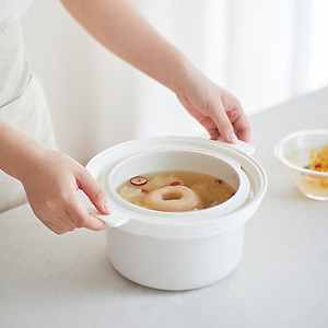 Nồi nấu chậm đa năng Locknlock EJP164IVY - Multi function slow cooker 220V, 50Hz, 350W - Dung tích 2.5L - Hàng chính hãng