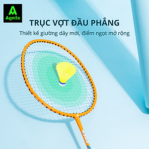 [RẺ NHẤT MALL] Bộ 2 vợt cầu lông giá rẻ chính hãng Agnite, bền, nhẹ, tặng kèm túi vợt và quả cầu lông - ER301/ER302