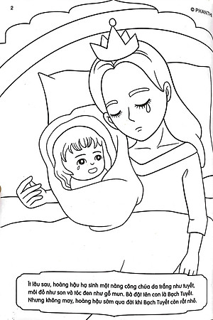 Sách Tô Màu Cổ Tích Công Chúa: Công Chúa Bạch Tuyết