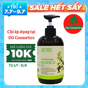 Dầu Gội Hà Thủ Ô 2in1 Dành Riêng Cho TÓC BẠC Và RỤNG TÓC Cocayhoala Chai Lớn 450g Tiết Kiệm Hơn 1,5 lần