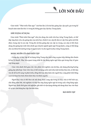 Sách Giáo Trình Phát Triển Hán Ngữ Nghe Sơ Cấp 2