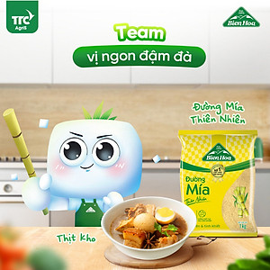 [Túi 1Kg] Combo 3 Đường mía thiên nhiên Biên Hòa 1kg/túi