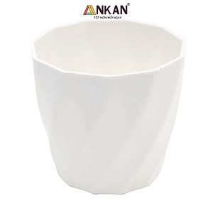 Chậu nhựa xoắn trồng cây ANKAN cho hoa hồng, cây cảnh mini, trồng rau, để bàn, treo ban công