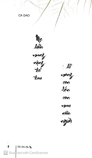 Sách Tuyển Tập Thư Pháp - Tri Ân Cha Mẹ