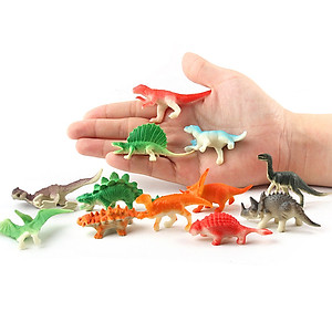 Bộ sưu tập 20 mô hình khủng long Dinosaur World Jurassic Park tiền sử (6-17 cm) gồm 8 đồ chơi khủng long to + 12 mô hình khủng long nhỏ cho trẻ - N4A 617