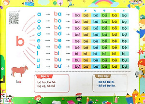 Tập Đánh Vần Tiếng Việt Theo Sơ Đồ Tư Duy (4-6 Tuổi) - Phiên Bản Tương Tác (Tái Bản 2023)