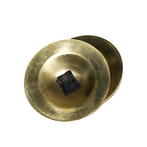 2 Pairs (4pcs) Gold Finger Cymbals Zills Belly Dance Dancer