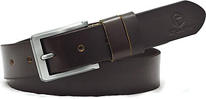 Thắt lưng da bò nam AT Leather Premium PK4 - Nâu