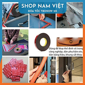 Băng Keo Xốp Xám 2 Mặt Cường Lực 4229P, Chuyên Dán Phụ Kiện Oto, Inox, Nhựa