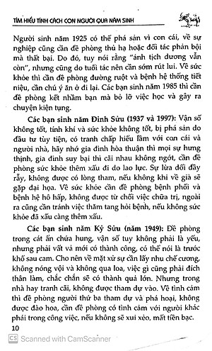 Sách Tìm Hiểu Tính Cách Con Người Qua Năm Sinh Tuổi Sửu