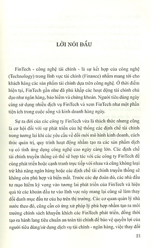 Fintech & Ảnh Hưởng Của Fintech Đến Các Định Chế Tài Chính Ở Việt Nam (Sách Chuyên Khảo)