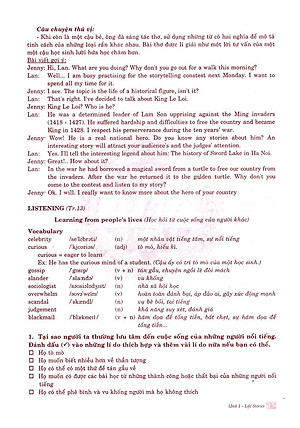 Sách Học Tốt Tiếng Anh 12 (Tập 1 Và 2)