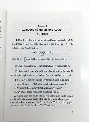 Bài Tập Giải Tích Hàm