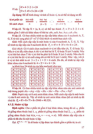 Sách Ứng Dụng Tổ Hợp Và Xác Xuất Trong Giải Bài Tập Di Truyền