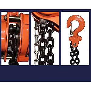 Palang Xích Kéo Tay ABG 1T-3M - Ba Lăng Xích Kéo Nâng Hạ Vật Nặng Tới  1 Tấn, Xích Dài  3 Mét Dùng Trong Nhà Xưởng, Công Nghiệp Và Đời Sống - Hàng Chính Hãng