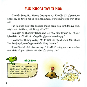 Sách Trái Cây Đại Chiến Zombie - Plants Với Zombies - Tập 2: Dũng Cảm Chiến Đấu (Tái Bản)
