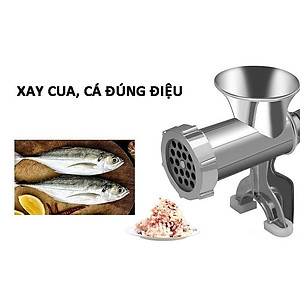 Máy Xay Thịt Bằng Tay Đế Kẹp Bàn - Cối Xay Thịt Quay Tay Đa Năng Không Gỉ, Nhỏ Gọn, Tiện Dụng - Hàng Loại 1 - Chính Hãng MINIIN 