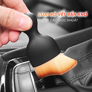 Chổi Vệ Sinh Nội Thất, Khe Gió Điều Hòa Ô Tô Mini Lông Siêu Mềm | Chổi Dùng Để Quét Bụi Nội Thất Ô Tô, Quét Bụi Máy Tính Tiện Dụng, Lông Chổi Siêu Mềm Không Gây Trầy Xước Bề Mặt