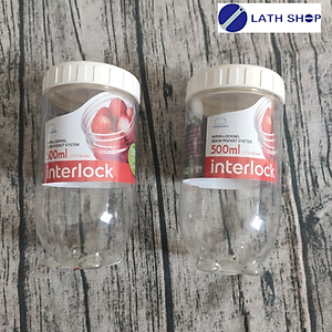 Bộ 2 Hộp đựng thực phẩm Lock&Lock Interlock INL203S2 (500ml) - Hàng chính hãng