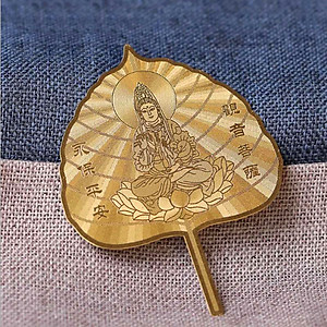 Dây Chuyền Mặt Rồng Tròn Ngọc Đỏ Mạ Vàng + TẶNG LÁ BỒ ĐỀ MAY MẮN TÀI LỘC ĐỂ VÍ ĐIỆN THOẠI