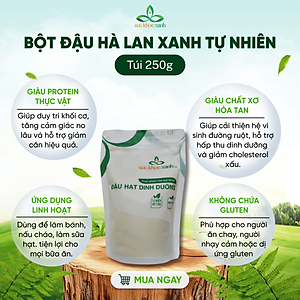 Bột đậu Hà lan xanh tự nhiên Canada